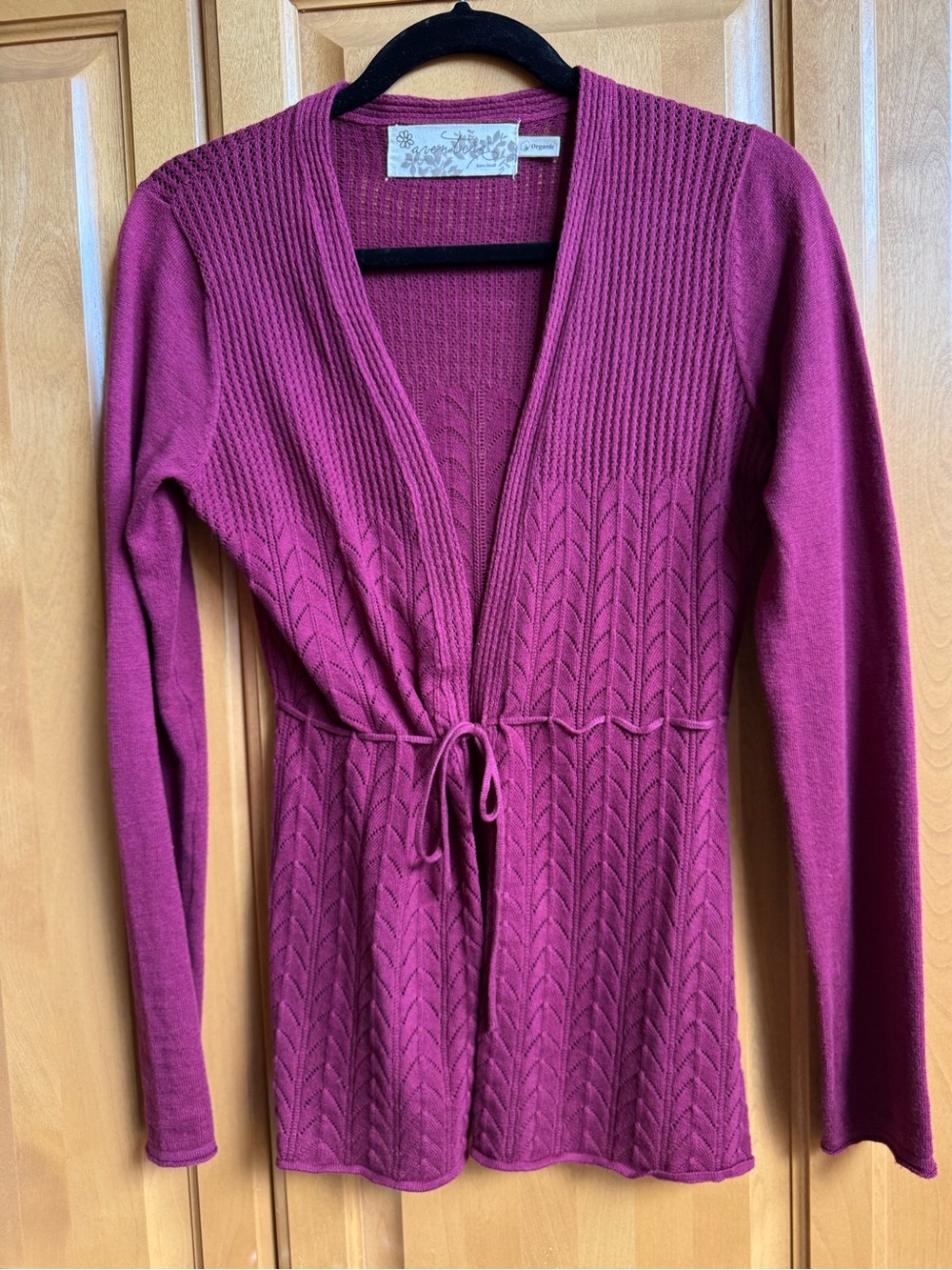Aventura Knit Cardigan - Raspberry Pink - Picture 3 of 5